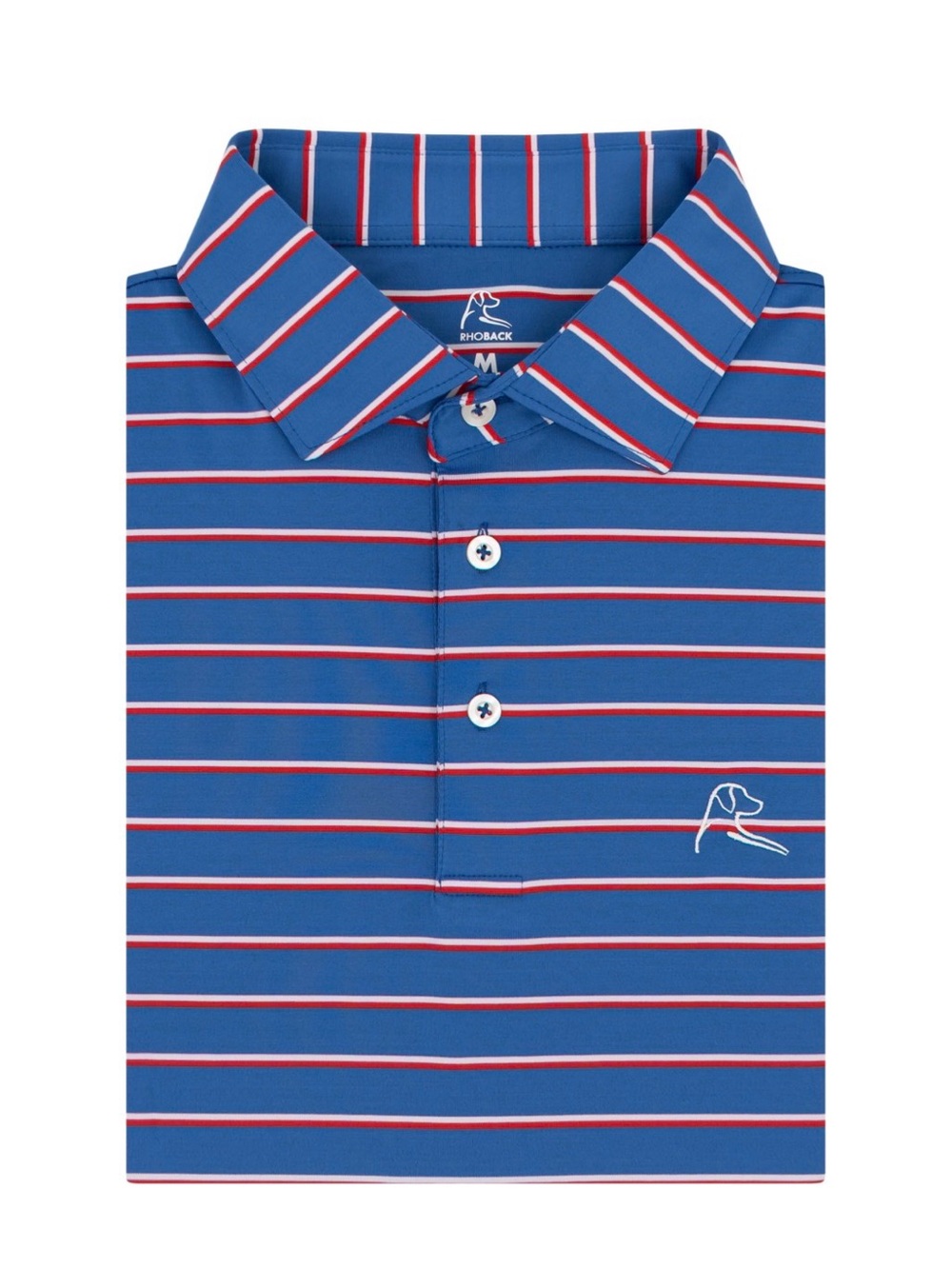 Rhoback The Old Glory Stripe Men’s Polo Shirt XXXL